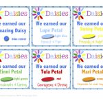Girl Scouts: Daisy Petal Cards Free Printable | Girl Scouts | Girl   Free Daisy Girl Scout Printables