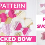 Girls French Hair Bow Tutorial & Free Pattern   Youtube   Free Printable Bow Template