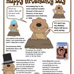 Groundhog Day Poster Worksheet   Free Esl Printable Worksheets Made   Free Groundhog Day Printables