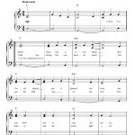 Hallelujah (Easy Piano)   Print Sheet Music Now   Hallelujah Easy Piano Sheet Music Free Printable