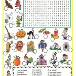 Halloween Mots Cachés | Fle | Halloween Worksheets, French   Free Printable French Halloween Worksheets