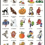 Halloween Vocabulaire | Education | Halloween Vocabulary, French   Free Printable French Halloween Worksheets