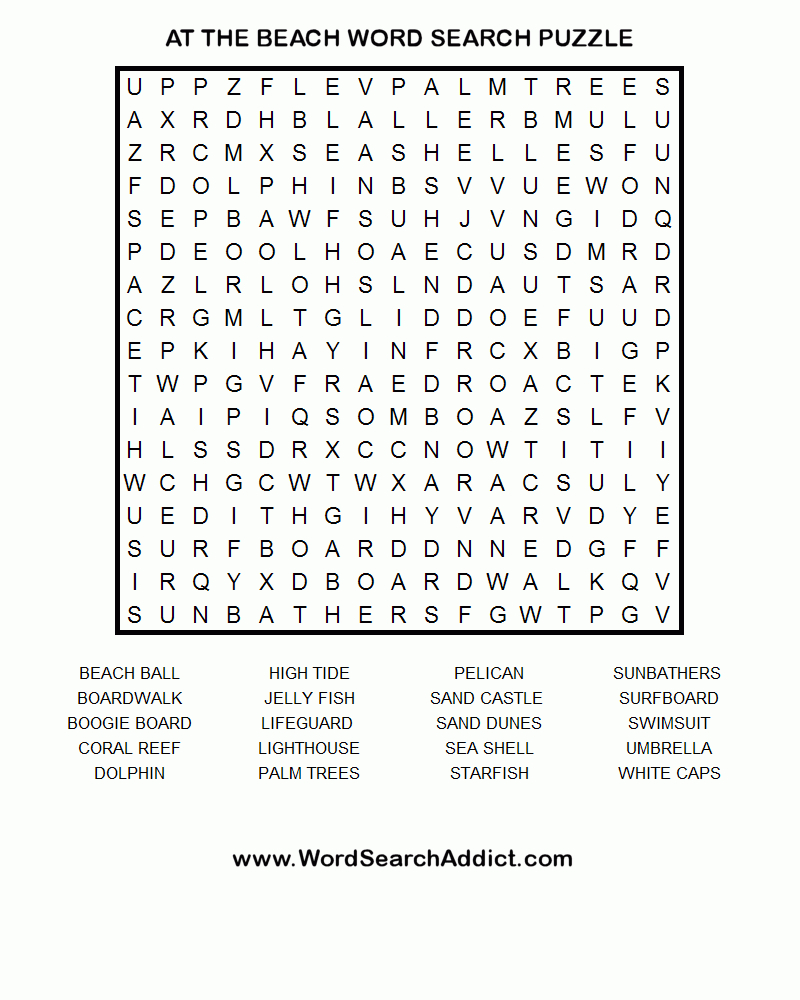 Hard Printable Word Searches For Adults | Home Page How To Play - Free Printable Word Searches Hard