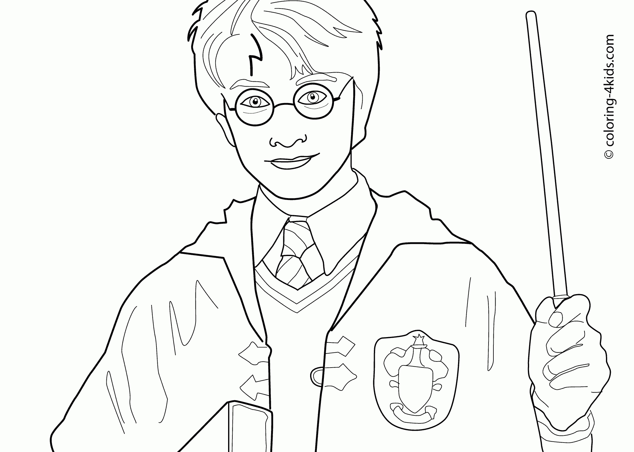 Harry Potter Coloring Pages For Kids, Printable Free Coloring Books - Free Printable Harry Potter Colouring Sheets