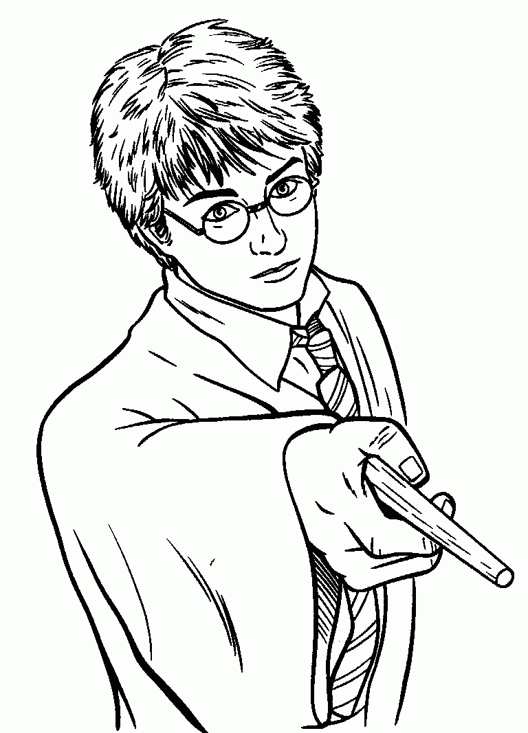 Harry Potter Coloring Pages | Free Download Best Harry Potter - Free Printable Harry Potter Colouring Sheets