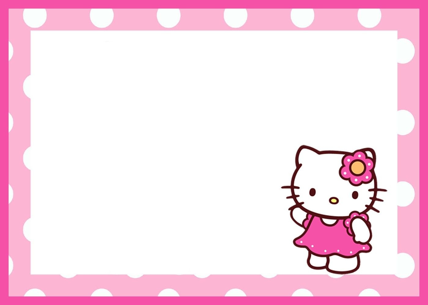 Hello Kitty Birthday Invitation Template | Javanese | Hello Kitty - Hello Kitty Free Printable Invitations For Birthday