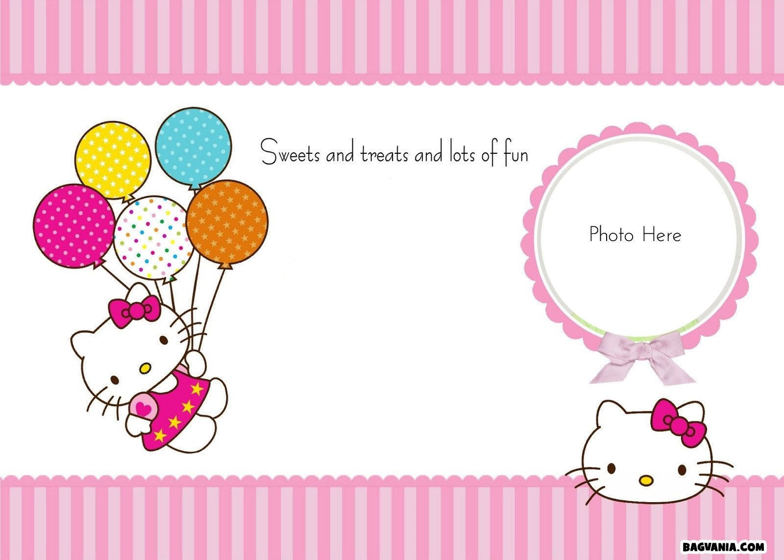 Hello Kitty Invites Free Printable - Kaza.psstech.co - Hello Kitty Free Printable Invitations For Birthday