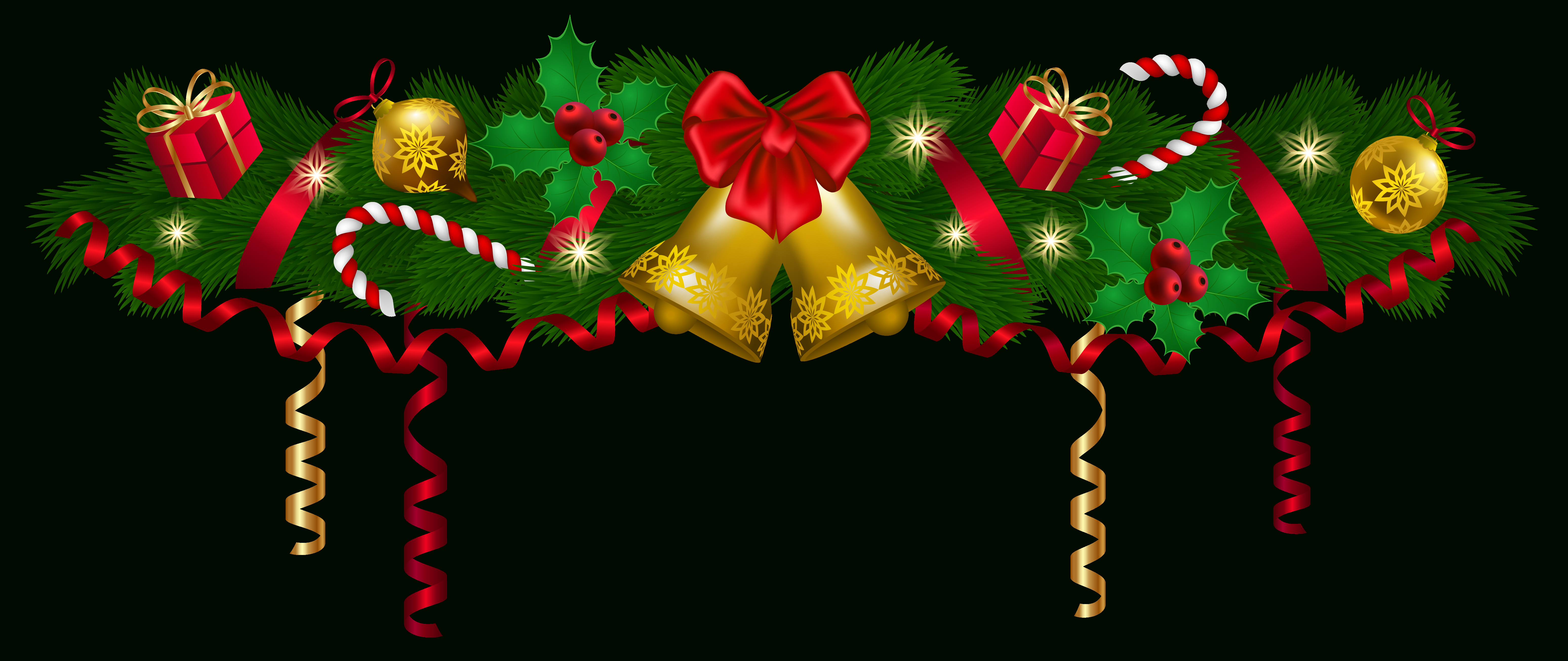 Holiday Garland Clipart | Free Download Best Holiday Garland Clipart - Christmas Garland Free Printable