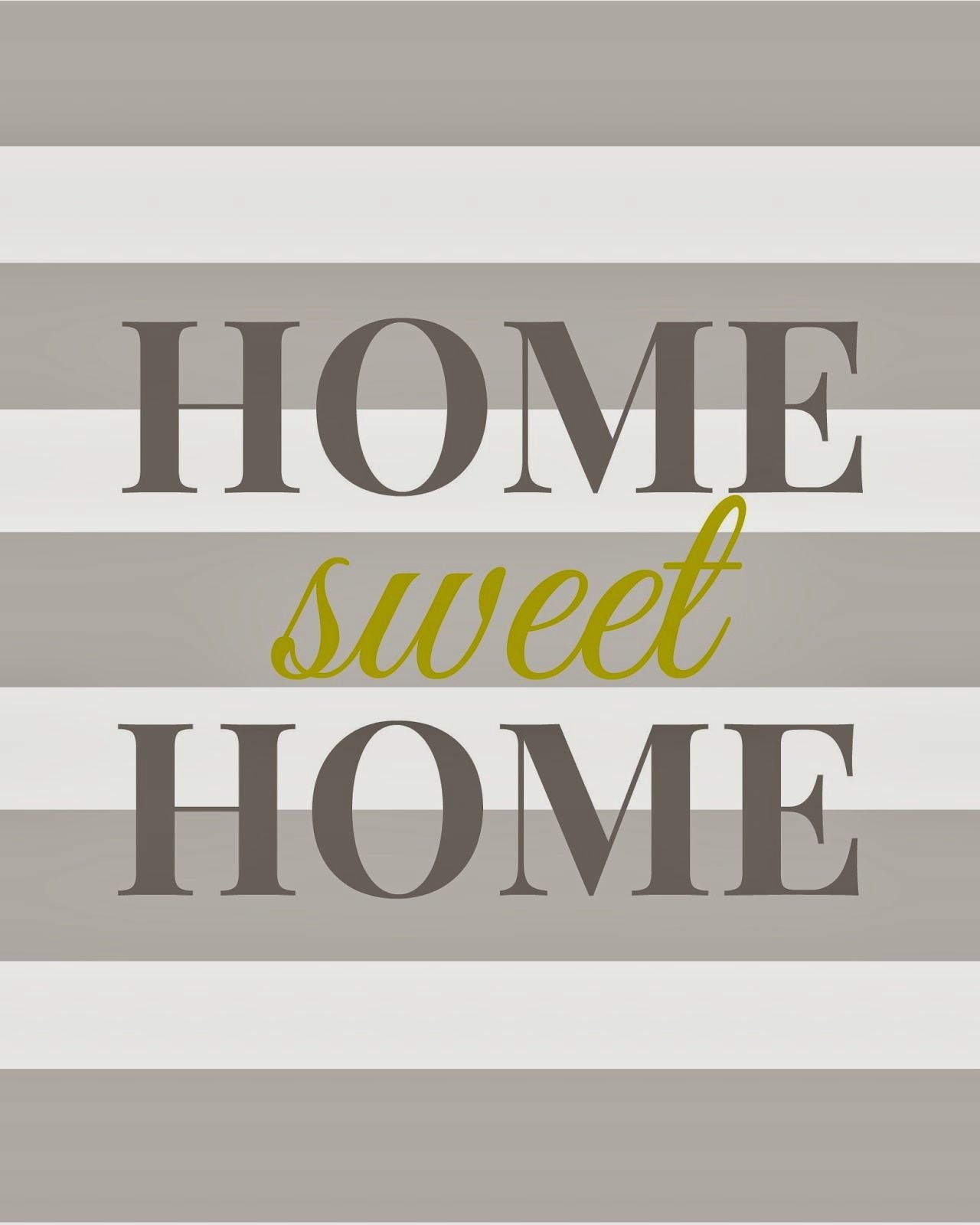 Home Sweet Home - Free Printable | Printables + Fonts | Home Decor - Free Printables For Home