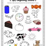 I Spy Beginning Sounds Activity   Free Printable For Speech And Apraxia   Free Printable Early Childhood Activities
