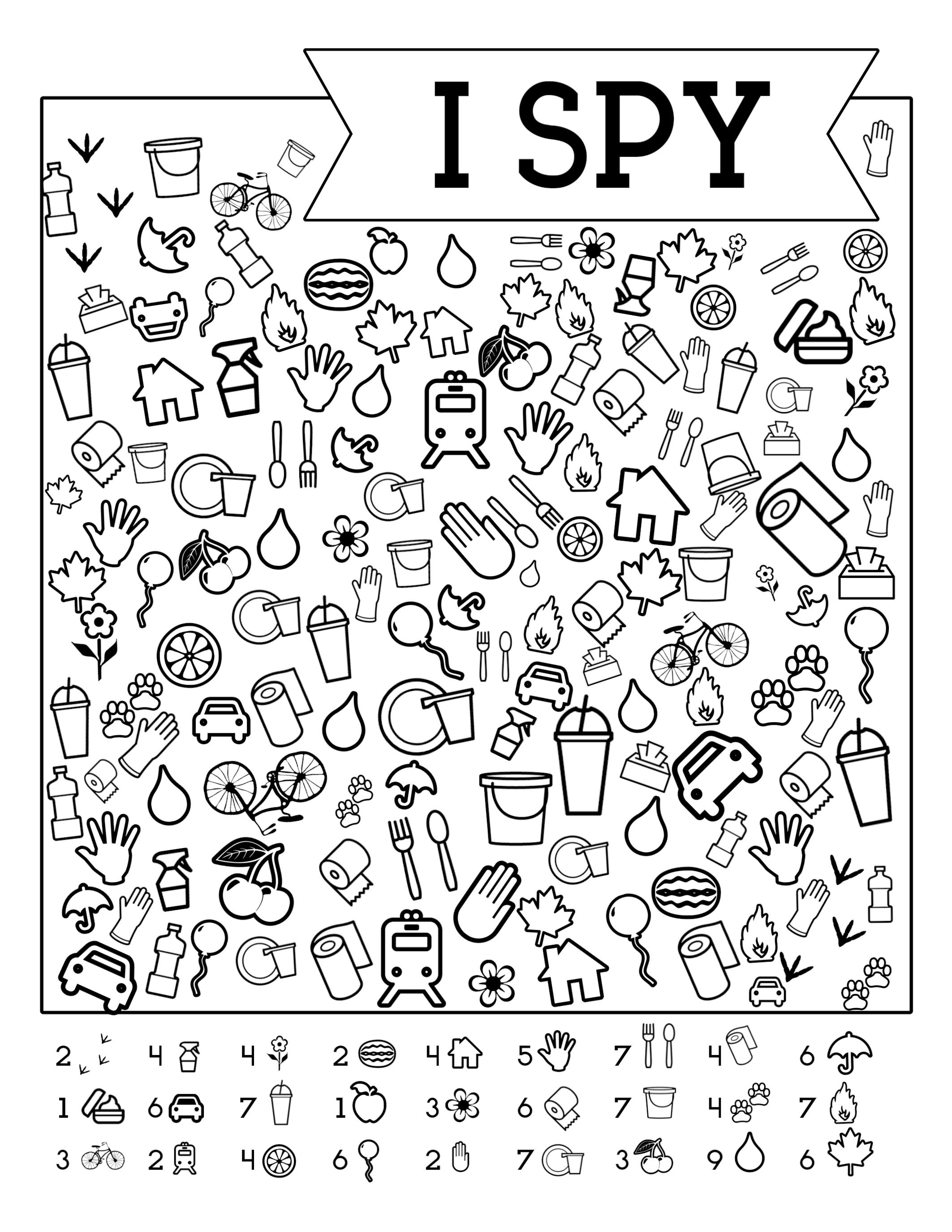 I-Spy-Free-Printable-Kids-Game | Spy School Camp | Spy Games For - Free Printable Hoy Sheets