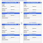 Id Card Template | In Case Of Emergency Cards | School | Id Card   Free Printable Emergency Medical Card