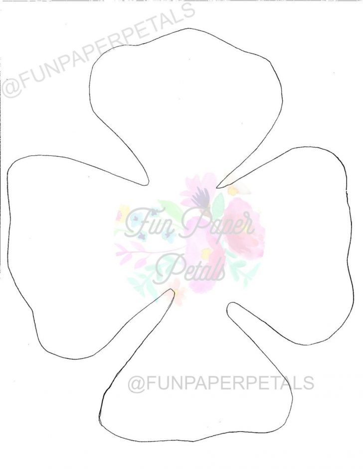 Free Paper Flower Templates Printable