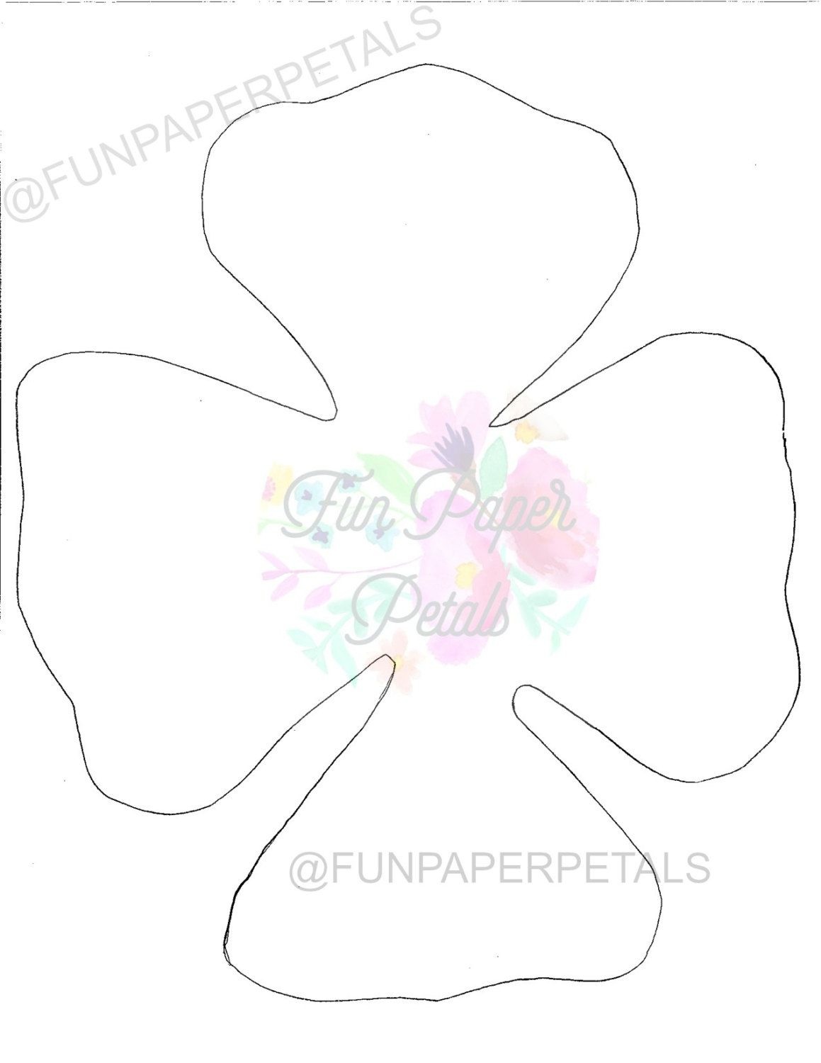 Image Result For Free Printable Paper Rose Templates | Paper Flowers - Free Printable Flower Template