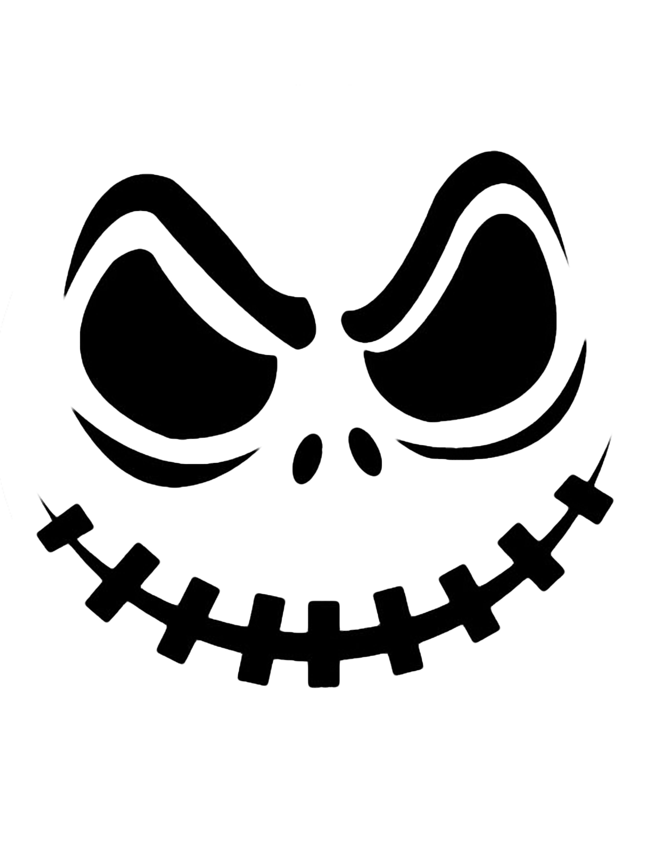 Jack Skellington And Sally Pumpkin Stencils Free Printable Free Printable