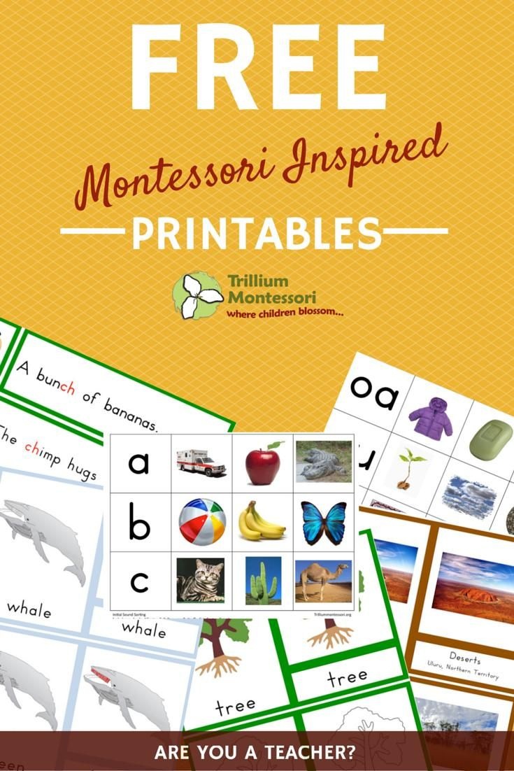 Join The Free Resource Library | Kids Development Materials - Free Montessori Printables