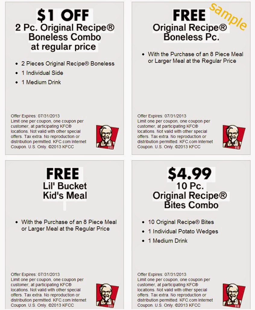 Kfc Canada Printable Coupons November 2018 / Wcco Dining Out Deals - Free Printable Coupons 2018