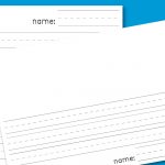 Kindergarten Lined Paper   Download Free Printable Paper Templates   Free Printable Binder Paper