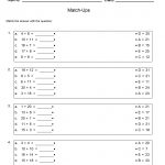 Kindergarten Second Grade Addition Math Worksheets, Practice, Learn   Free Printable Maths Worksheets Ks1