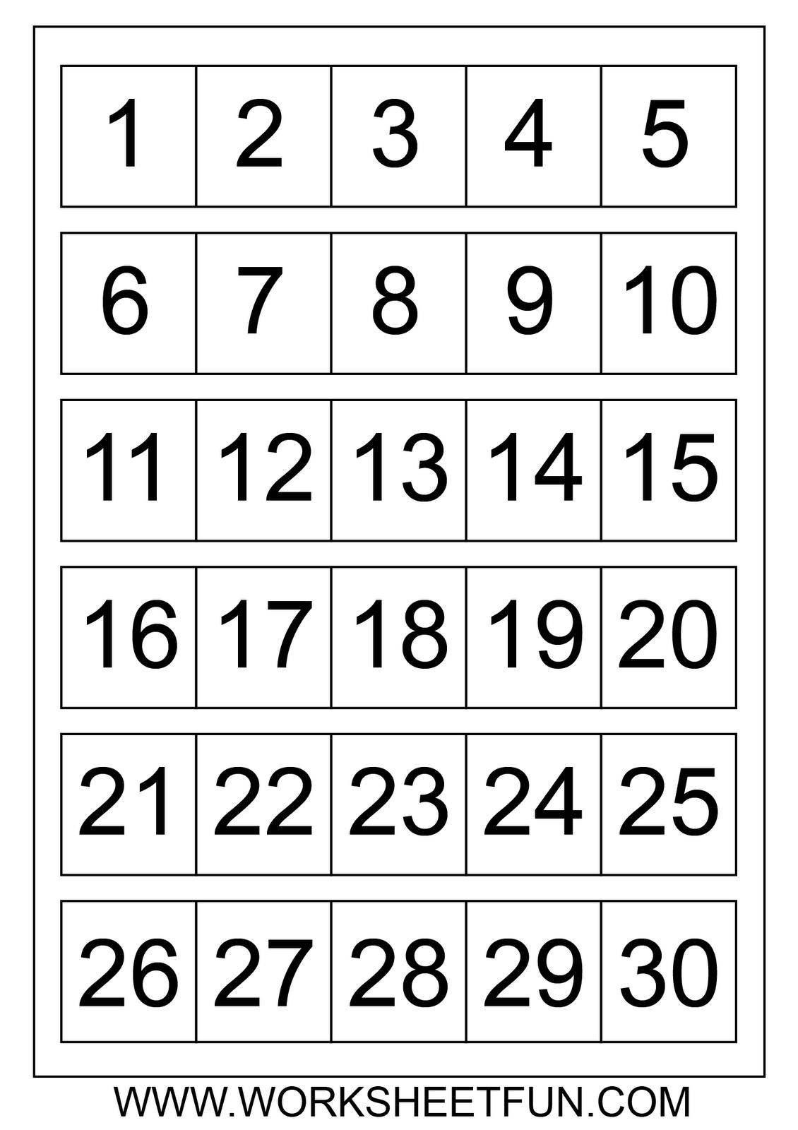 Free Printable Numbers 1 50 Free Printable Templates vrogue.co