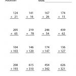 Learn And Practice Addition With This Printable 3Rd Grade Elementary   Free Printable 3Rd Grade Worksheets