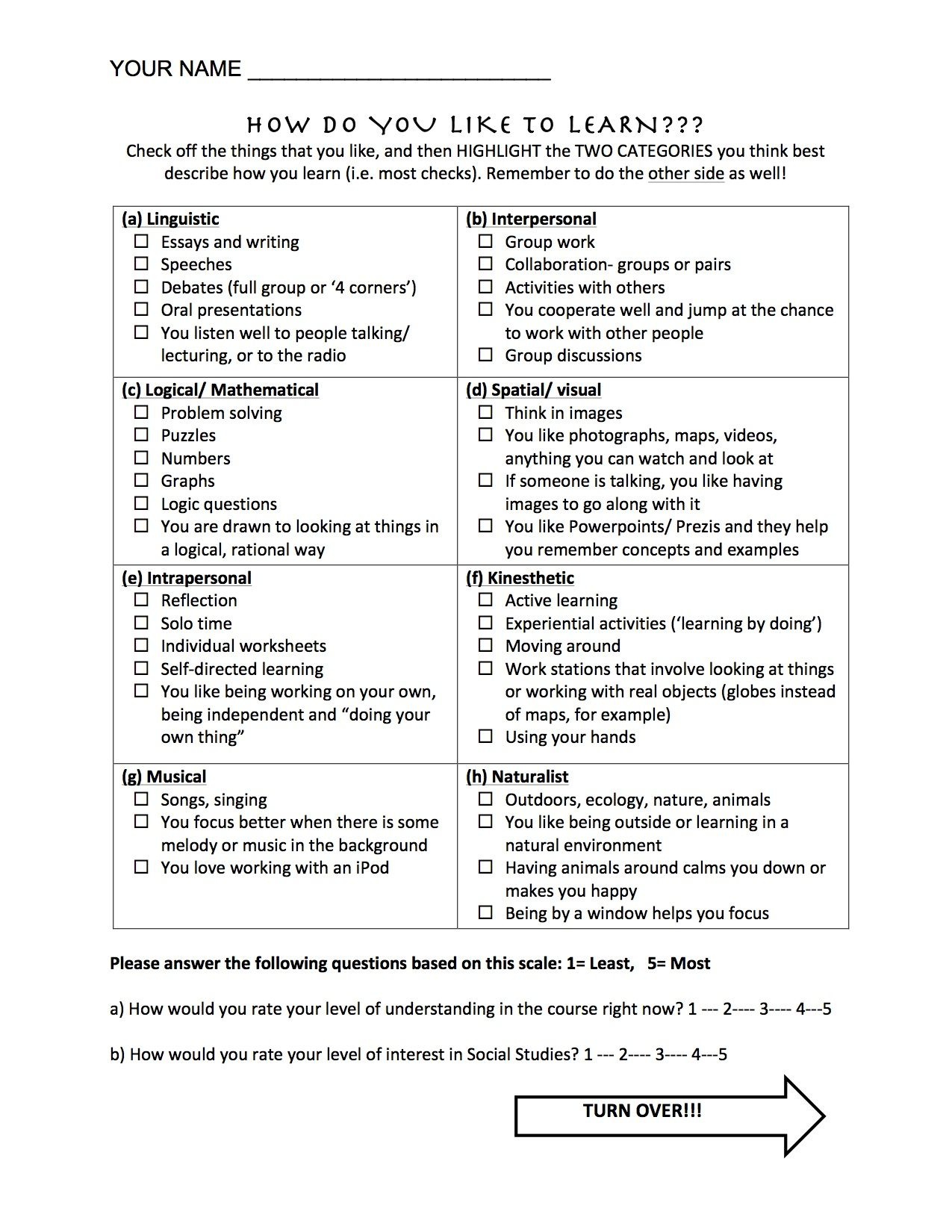 Identifying Student Learning Styles All Access Pass Free Learning 