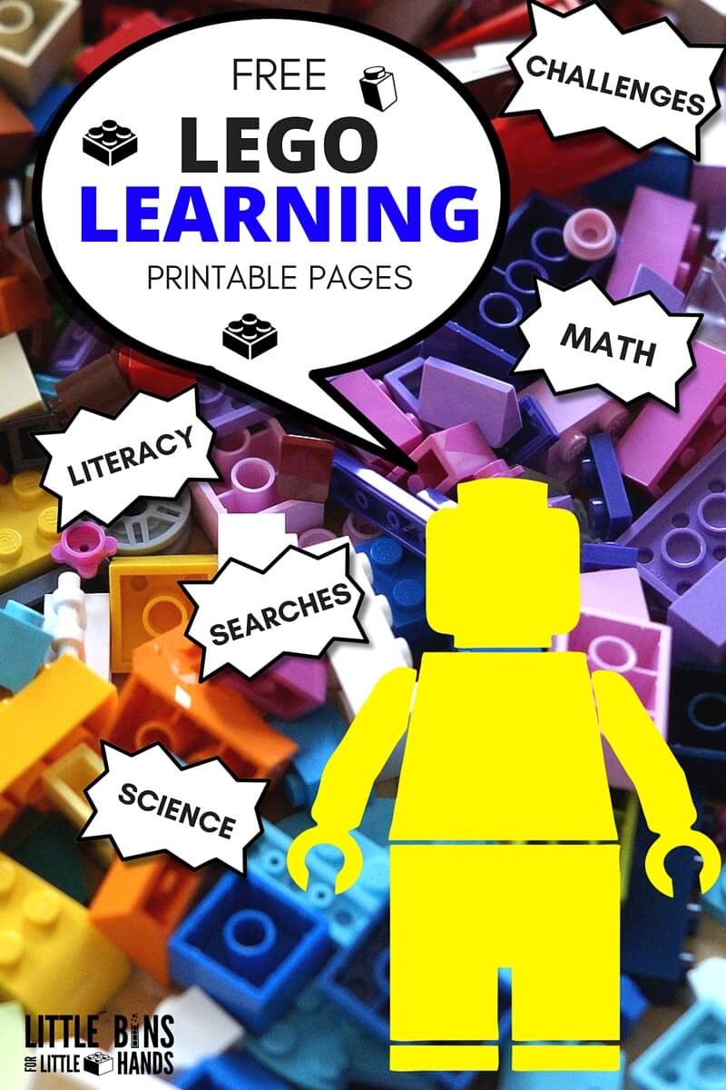 Lego Learning Pages Free Printables For Kids - Free Printable Learning Pages