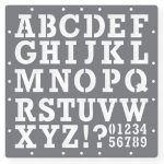Letter And Number Templates   Kaza.psstech.co   Free Printable Alphabet Stencils Templates