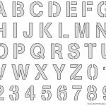 Letter Stencils   Printable Number And Alphabet Patterns (Png, Svg)   Free Printable Alphabet Stencil Patterns