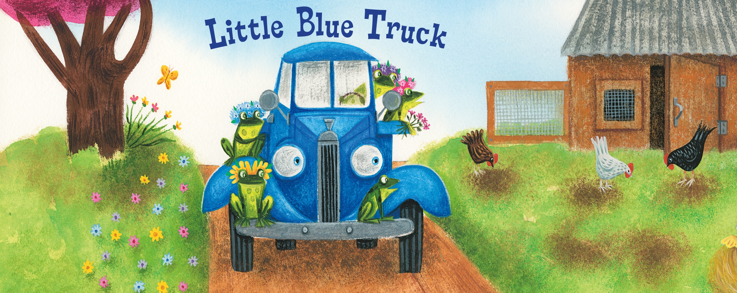 little blue truck spanish