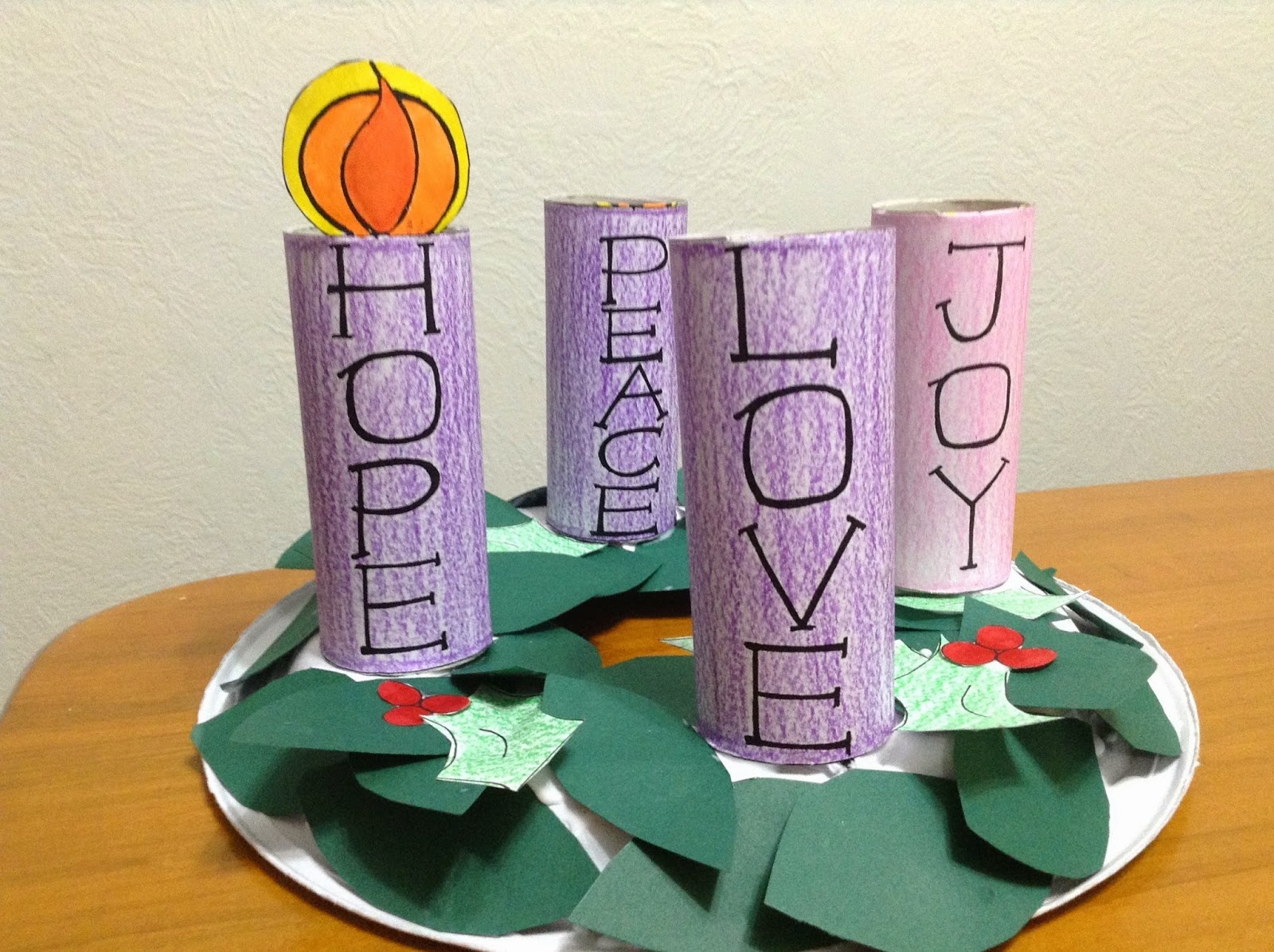 Look To Him And Be Radiant: Kids&amp;#039; Advent Wreath- Free Printables - Free Advent Wreath Printables