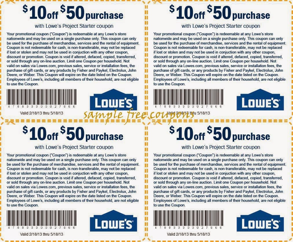 Lowes Printable Coupons For 2018 And Beyond! | Coupon Codes Blog - Free Printable Coupons 2018