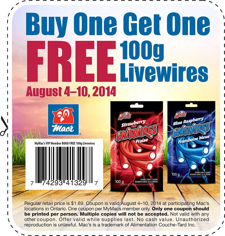 Mac&amp;#039;s Store Ontario Canada Printable Coupon: Buy One Get One Free - Free Printable Coupons Ontario