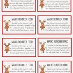 Magic Reindeer Food | Christmas | Reindeer Food, Magic Reindeer Food   Free Printable Reindeer Dust Poem