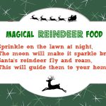 Magical Reindeer Food Recipe + Free Printable Poem Tag | Mama Cheaps   Free Printable Reindeer Dust Poem