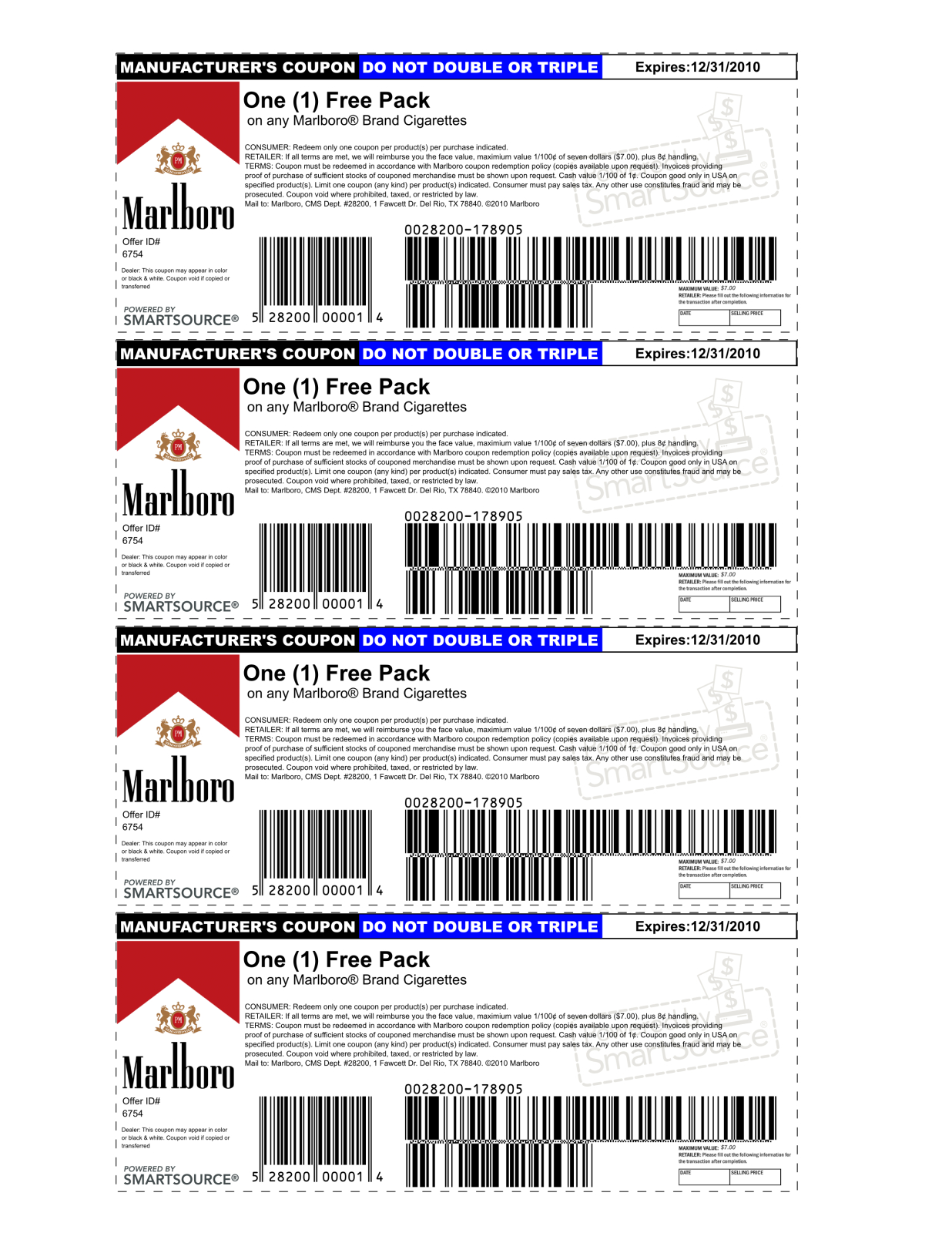 Marlboro Coupons Printable 2013 | Is Using A Possibly Fake Coupon - Manufacturer Coupons Free Printable Groceries