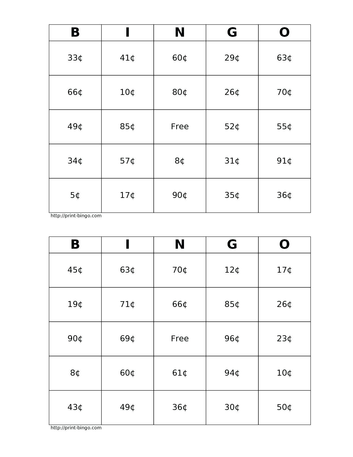 math-bingo-printable