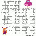 Maze: Help The Love Monster Find Its Friend (Free Printable)   Create Your Own Maze Free Printable