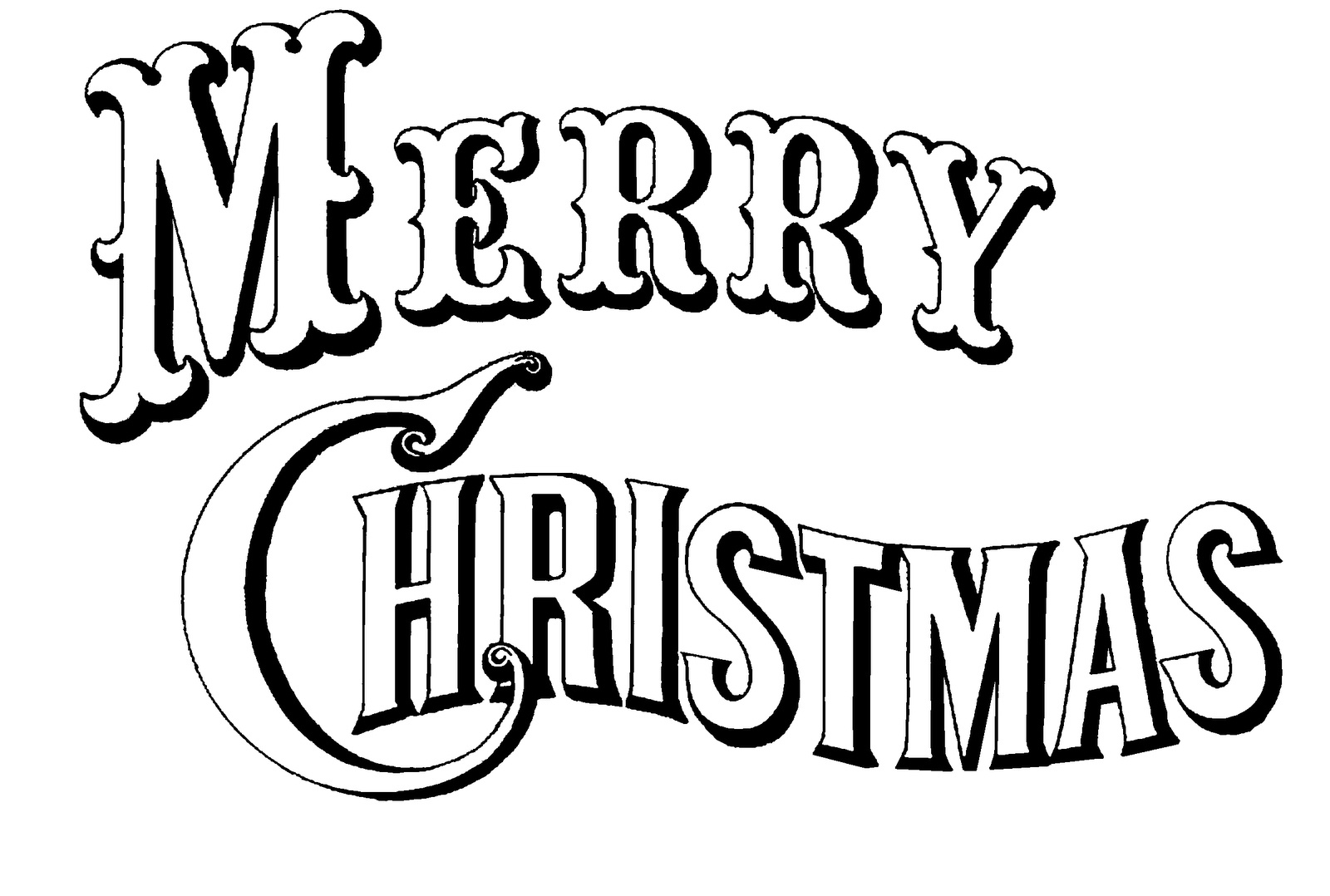 Merry Christmas Coloring Pages To Print - Free Printable Calendar - Merry Christmas Stencil Free Printable