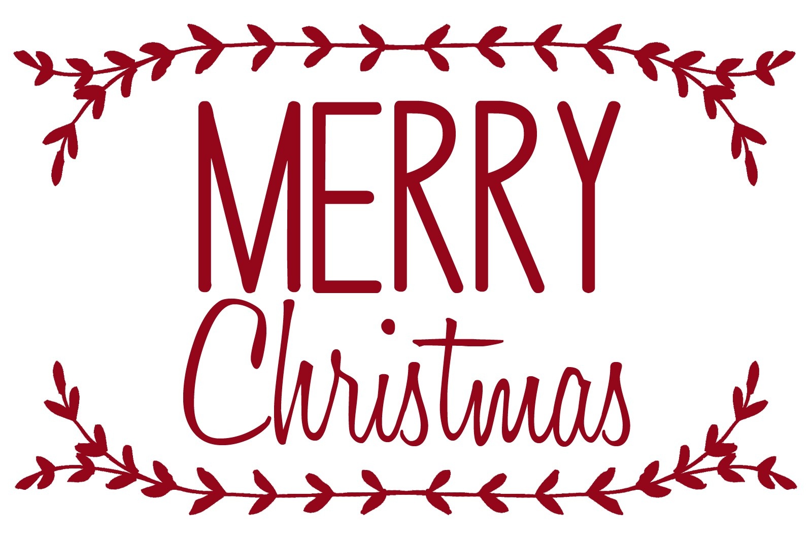 Merry Christmas Stencil Free Printable Free Printable