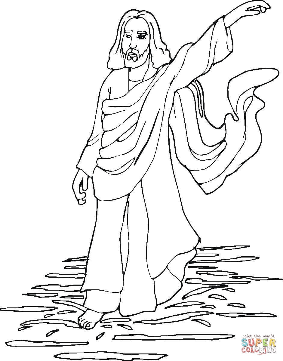 Miracles Of Jesus Coloring Page | Free Printable Coloring Pages - Free Printable Jesus Coloring Pages