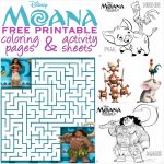 Moana Coloring Pages And Activity Sheets   Over 30 Free Disney   Moana Free Printables