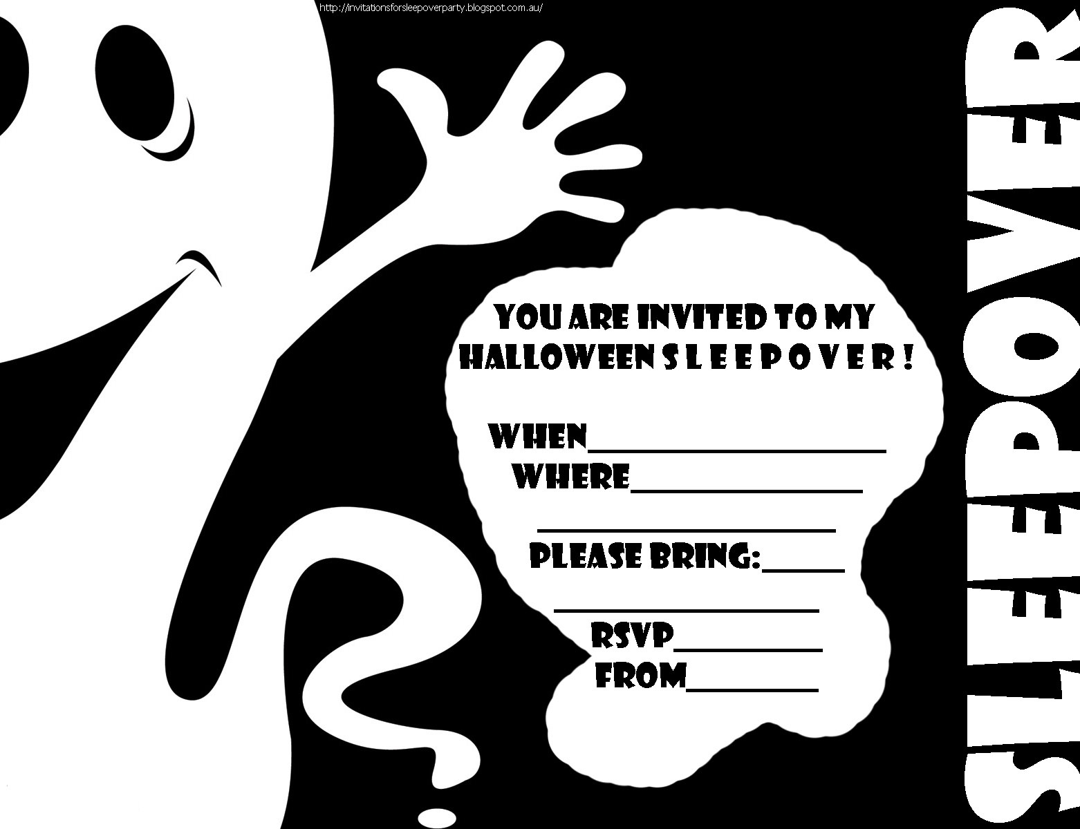 Modern Printable Halloween Birthday Invitations Images - Invitation - Halloween Invitations Free Printable Black And White