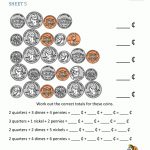Money Worksheets For Kids 2Nd Grade   Free Printable Counting Money Worksheets For 2Nd Grade