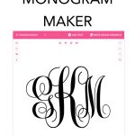 Monogram Maker   Make Your Own Monograms Using Our Free Online Maker   Free Printable Monogram Initials