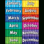 Months Of The Year Chart   Tcr7628 | Teacher Created Resources   Free Printable Months Of The Year Chart