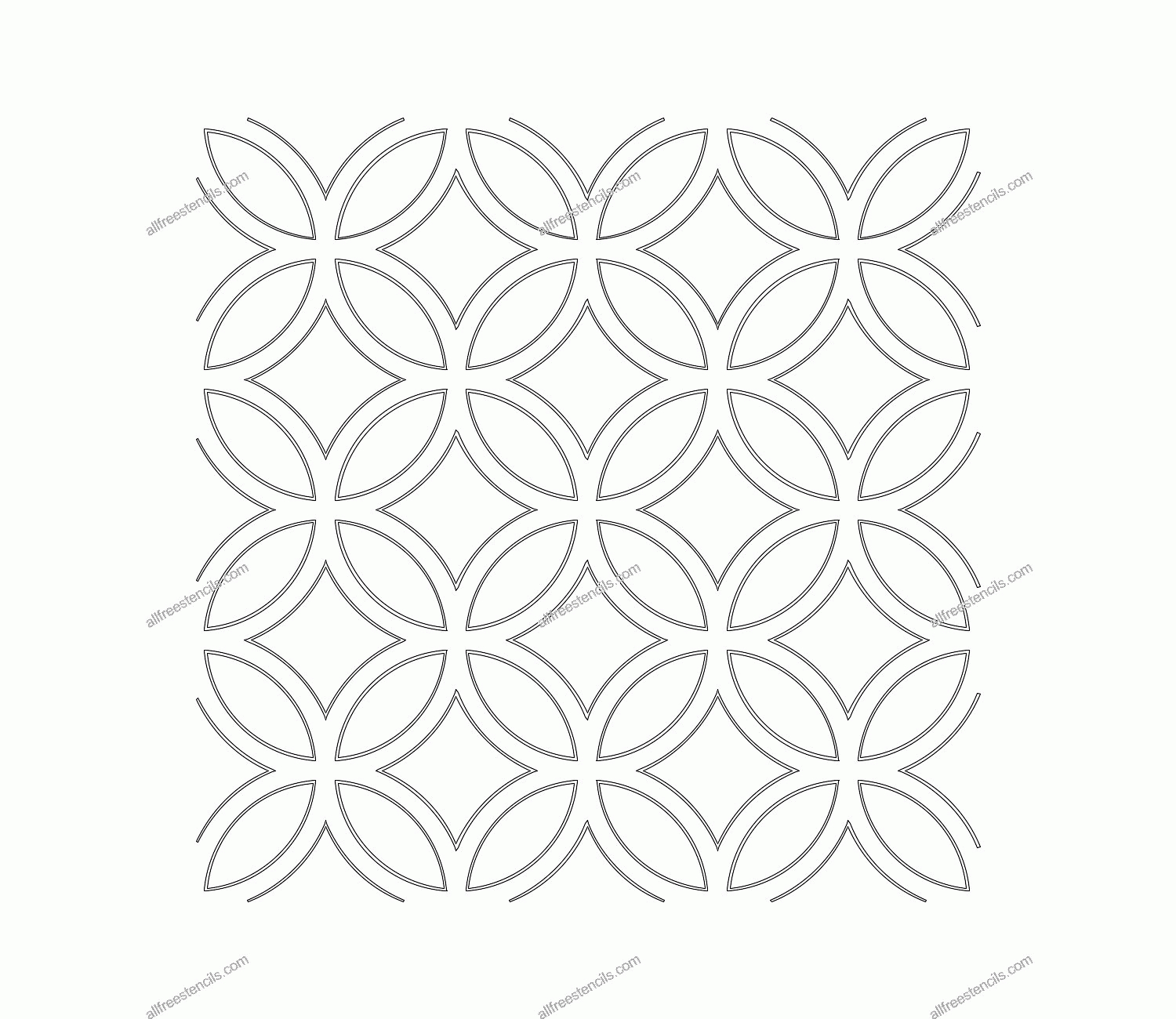 Moroccan Stencils Free Download | Free Printable Stencil Templates - Free Printable Moroccan Pattern