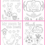 Mother's Day Coloring Pages   Free Printables   Happiness Is Homemade   Free Printable Mothers Day Coloring Sheets