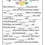 Mother's Day Mad Libs | Woo! Jr. Kids Activities   Printable Free Mad Libs Sheets