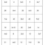 Multiplication | Squarehead Teachers | Page 2   Free Printable Multiplication Bingo
